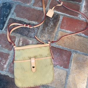 Tan Dooney and Bourke cross body purse
